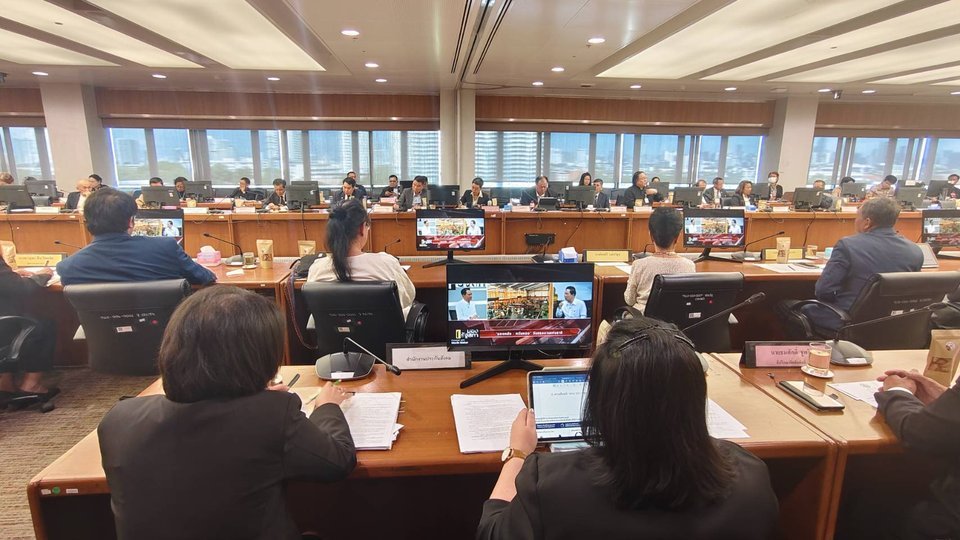 บรรยากาศห้องประชุมคณะกรรมาธิการแรงงาน วุฒิสภา 25 พฤษภาคม 2569