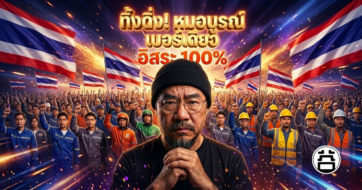 ทิ้งดิ่ง! หมอบูรณ์ เบอร์เดียว อิสระ 100% เลือกตั้งบอร์ดประกันสังคม 2569